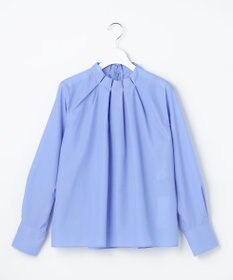 自由区 L 【カタログ掲載】ナチュラルタッチスタンドカラー ブラウス