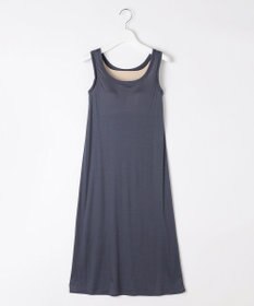 自由区 S 【ワコールコラボ】【カタログ掲載・洗える】レーシーニット ドレス