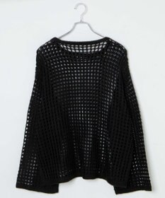 WEGO ビッグメッシュニットプルオーバー