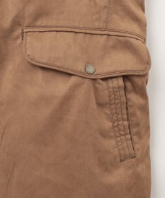 JOSEPH ABBOUD 【キルトレスダウン】ナチュラルダイスウェード ダウンコート