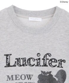 Green Parks Lucifer/ルシファー/レース英字ロゴスウェット