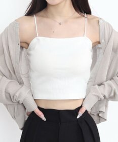 WEGO 【カップ付き】なちゅ盛れ2WAYカップインショートキャミ