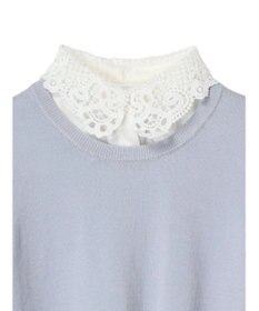 earth music&ecology 襟付きニットプルオーバー