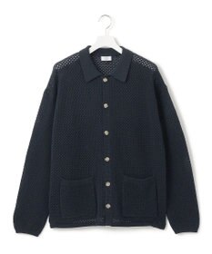 J.PRESS YORK STREET 【UNISEX】テープヤーンメッシュ カーディガン