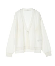 Green Parks Ｖネックシアーカットカーディガン