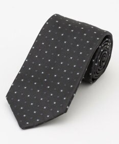 JOSEPH HOMME 【日本製】ドットコンビジャガード　ネクタイ グレー系7