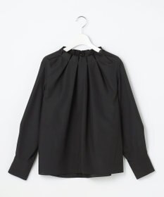 自由区 L 【カタログ掲載】ナチュラルタッチスタンドカラー ブラウス