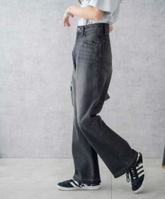 WEGO セミフレアデニムパンツ