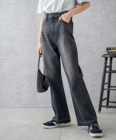 WEGO セミフレアデニムパンツ