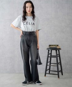 WEGO セミフレアデニムパンツ