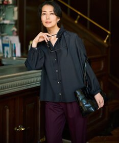 自由区 L 【SHIHOさん着用】TRスラブツイルテーパード パンツ