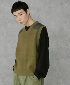 WEGO Vネックニットベスト