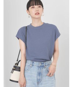 earth music&ecology フレンチスリーブリブプルオーバー