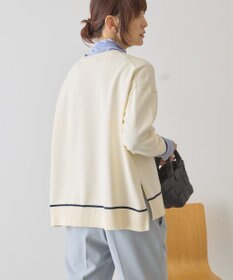 AMERICAN HOLIC バイカラークルーネックニットプルオーバー