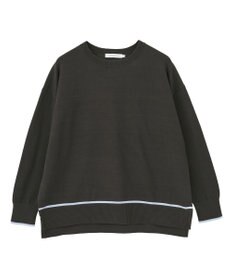 AMERICAN HOLIC バイカラークルーネックニットプルオーバー