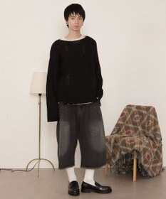 WEGO ダブルガーゼダメージプルオーバー