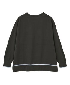 AMERICAN HOLIC バイカラークルーネックニットプルオーバー