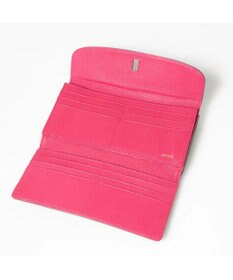 UNBILLION perche カラーコンビレザーかぶせ外がま口長財布