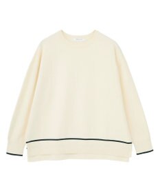 AMERICAN HOLIC バイカラークルーネックニットプルオーバー