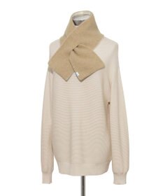 MOONBAT MACKINTOSH PHILOSOPHY(マッキントッシュ フィロソフィー）【ギフトBOX付】ウール100％ リバーシブル ニット マフラー ユニセックス 日本製