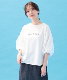ANY 【洗濯機可/接触冷感/UVケア】エニィファンクションバルーンスリーブTシャツ