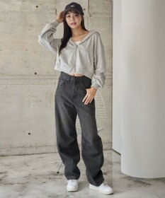 WEGO ショートジップパーカー