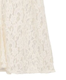 earth music&ecology 起毛レースレイヤードキャミワンピース