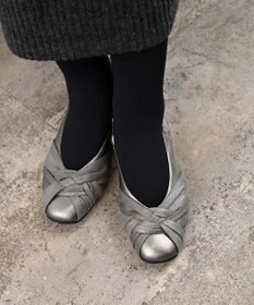 nouvelleRobe Oū 【本革・高反発】Square スクエアトゥ メッシュモチーフパンプス