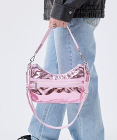 LeSportsac MIR SM CONV SHOULDER/ピンクアメジスト