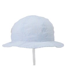 MIKI HOUSE HOT BISCUITS 【44-54cm】サッカー素材 ストライプ柄クロッシェ(帽子)