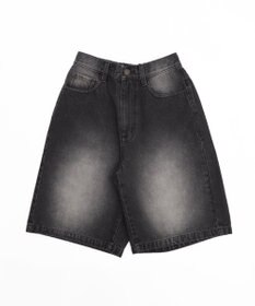 WEGO 【SMサイズ展開】ヴィンテージウォッシュデニムハーフパンツ