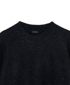 JOSEPH 【洗える】アルパカツイード　ラウンドネックニット