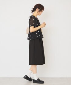 AMERICAN HOLIC 花柄刺繍シャーリングブラウス