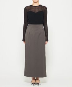 uncrave シルキー ニット コンビ トップス