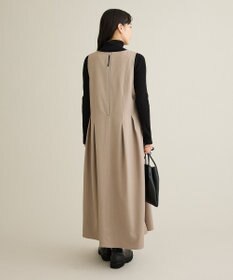 CRAFT STANDARD BOUTIQUE Vネックウェストタックジャンパースカート