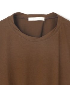 BEIGE， 【BEIGE,ecru/WEB限定・洗える】FINE DRY TOUCH / ねじりデザインコットンクルーネックTシャツ