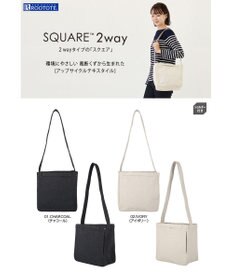 ROOTOTE 2969【トート＆ショルダー】/ SN.スクエア.リサイクルコットン-A