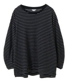 AMERICAN HOLIC 接触冷感7分袖タックスリーブカットプルオーバー