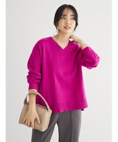 Green Parks もちやわ　Ｖネック前後差プルオーバー