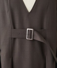 CRAFT STANDARD BOUTIQUE Vネックウェストタックジャンパースカート