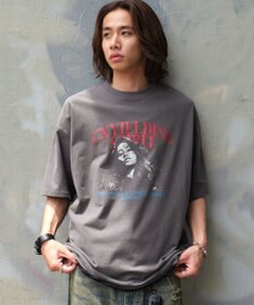 WEGO 【ユニセックス着用ITEM/SMLサイズ展開】ヴィンテージライクグラフィックT（SS）