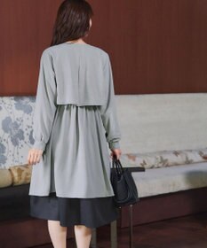 Tiaclasse タックヨーク着流しパフスリ－ブコート