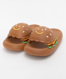 WEGO ニコニコハンバーガールームシューズ