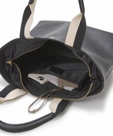 TOPKAPI 【Breath TOPKAPI】SCOTCH GRAIN スコッチグレイン プレーン 2トーンテープ ロングハンドル トートバッグ L