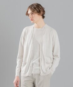 JOSEPH HOMME リネンナイロンプレーン　Ｖネックカーディガン