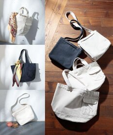 ROOTOTE 2969【トート＆ショルダー】/ SN.スクエア.リサイクルコットン-A