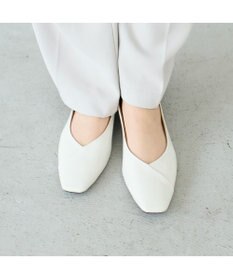 MODE ET JACOMO <carino>スクエアトゥバレエシューズ