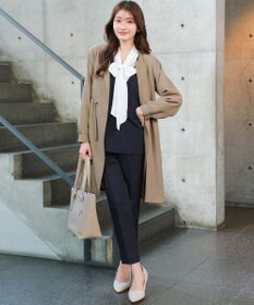 Tiaclasse タックヨーク着流しパフスリ－ブコート