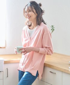 ANY 【洗濯機可能・UVケア】Ｖネック カーディガン