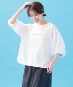 ANY 【洗濯機可/接触冷感/UVケア】エニィファンクションバルーンスリーブTシャツ